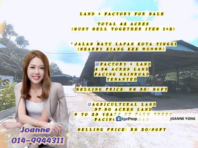 Warehouse for sale in Kota Tinggi, Johor