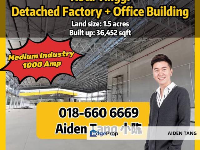 Warehouse for sale in Kota Tinggi, Johor
