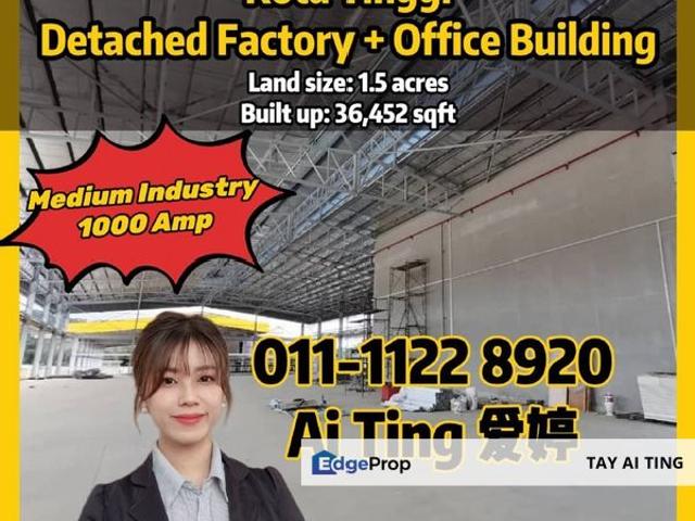 Warehouse for sale in Kota Tinggi