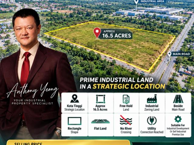 Warehouse for sale in Kota Tinggi, Johor
