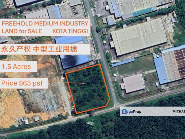 Warehouse for sale in Kota Tinggi