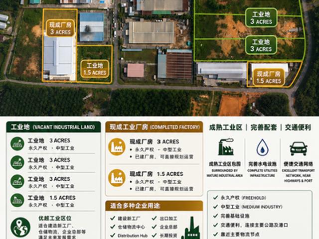Warehouse for sale in Kota Tinggi, Johor