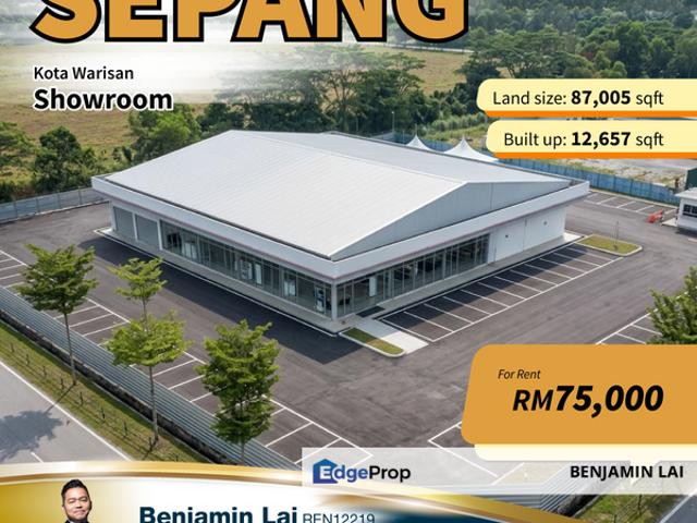 Warehouse for rent in Tanjong Sepat, Selangor