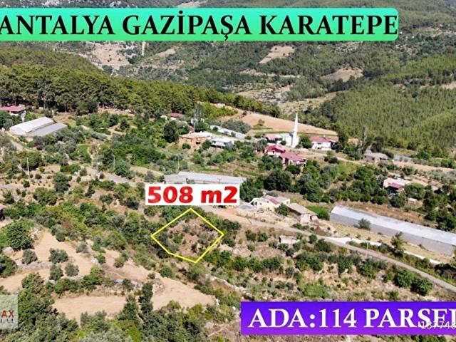 Karatepe, Gazipaşa içerisinde satılık Arsa