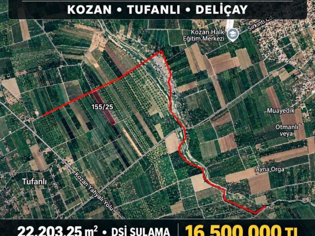 Tufanlı, Kozan içerisinde satılık mülk