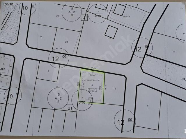 Green Park Sitesi, Düzce Merkez içerisinde satılık Arsa