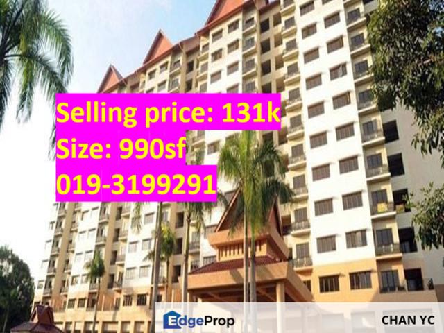Condominium for sale in Kajang Villa, Majlis Perbandaran Kajang