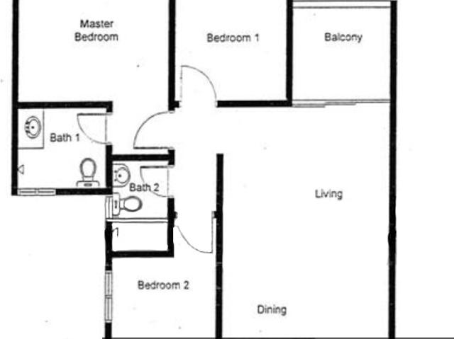 Apartment for rent in Kajang, Langat