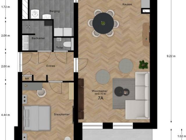 Appartement te huur in Binnenstad, Weert