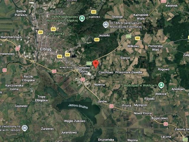 Grunt na sprzedaż w Gronowo Górne, powiat elbląski