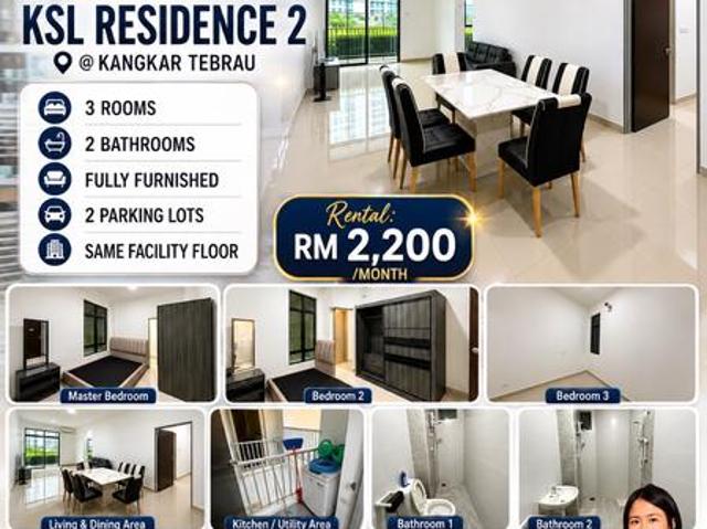 Serviced Residence for rent in Johore Bahru, Johor