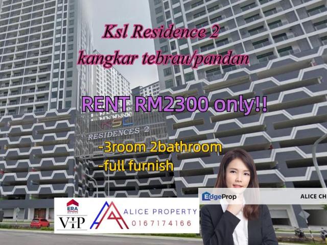 Condominium for rent in Tebrau, Johor