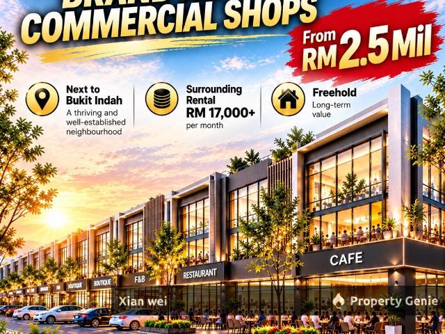Shop for sale in Century Garden, Johor Bahru
