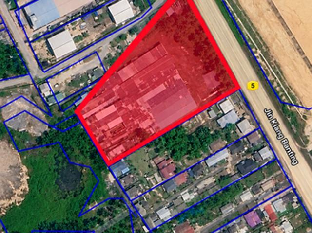 Warehouse for sale in Zon Perindustrian Bebas Telok Panglima Garang, Teluk Panglima Garang