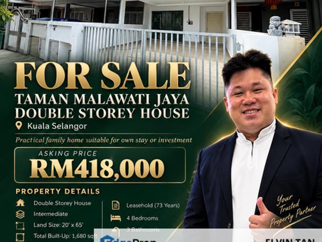 House for sale in Kuala Selangor, Selangor