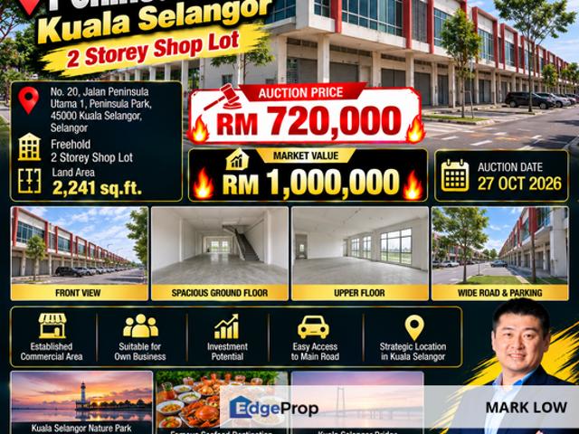 Shop for sale in Sime Darby Plantation Ladang Sungai Buloh, Bukit Rotan