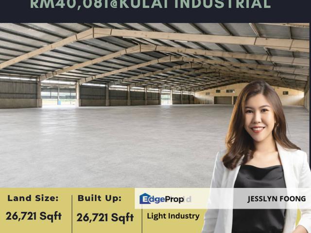 Warehouse for rent in Kulai, Johor