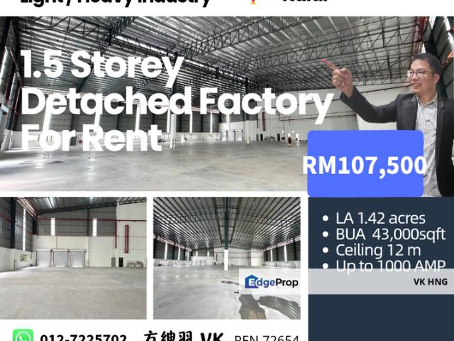 Warehouse for rent in Johor