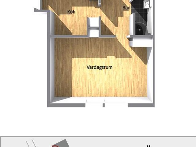 Lägenhet hyra i Norrmalm, Botkyrka