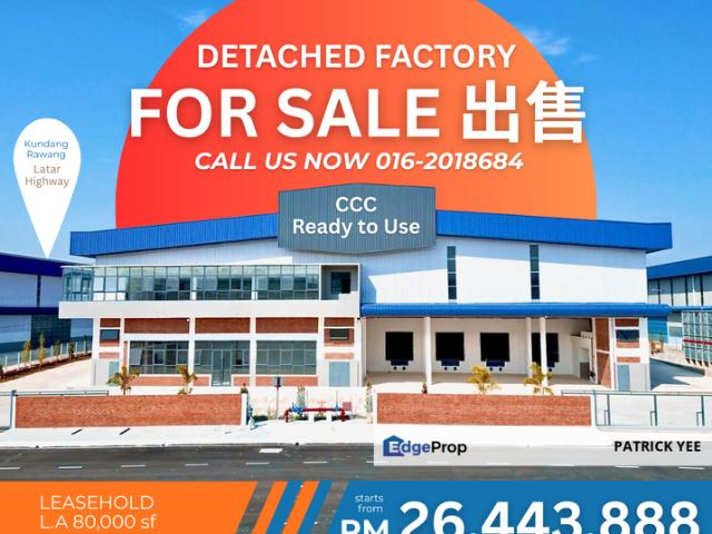 Warehouse for sale in Selayang, Selangor