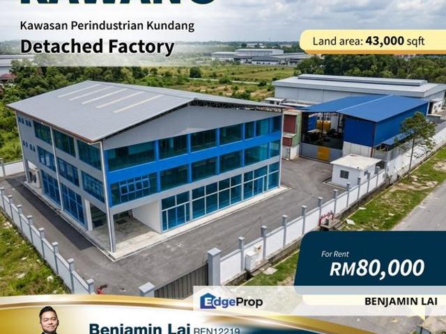 Warehouse for rent in Selayang, Selangor