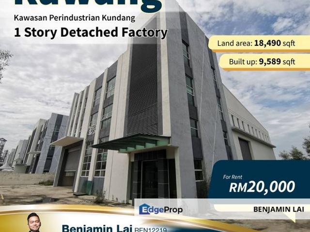 Warehouse for rent in Selayang, Selangor
