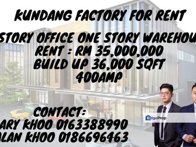 Warehouse for sale in Selayang, Selangor