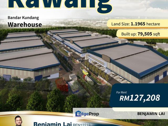Warehouse for rent in Selayang, Selangor