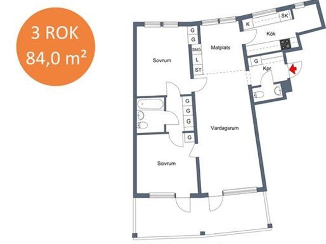 Lägenhet hyra i Karlskrona, Blekinge