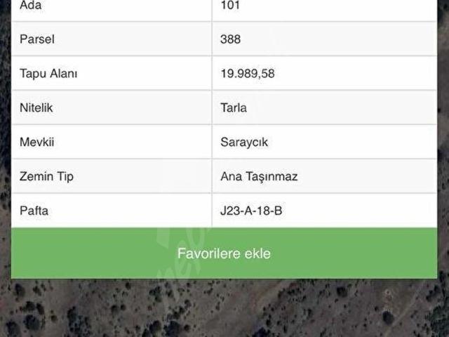 Gökler, Çavdarhisar içerisinde satılık Arsa