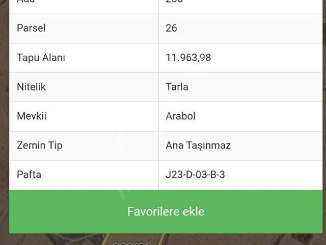Çavdarhisar, Kütahya içerisinde satılık Arsa