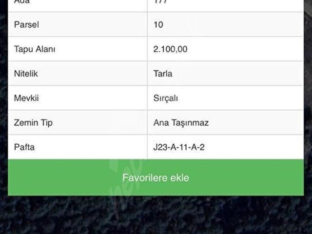 Doğanlar, Tavşanlı içerisinde satılık Arsa