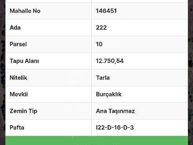 Somak, Tavşanlı içerisinde satılık Arsa