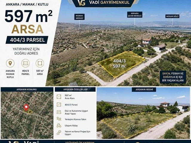 Mamak, Ankara içerisinde satılık Arsa