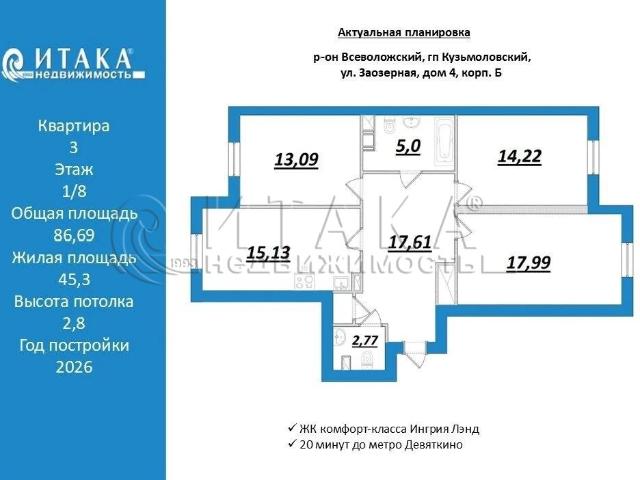 Недвижимость продажа в Кузьмоловский Массив, Ленинградская область
