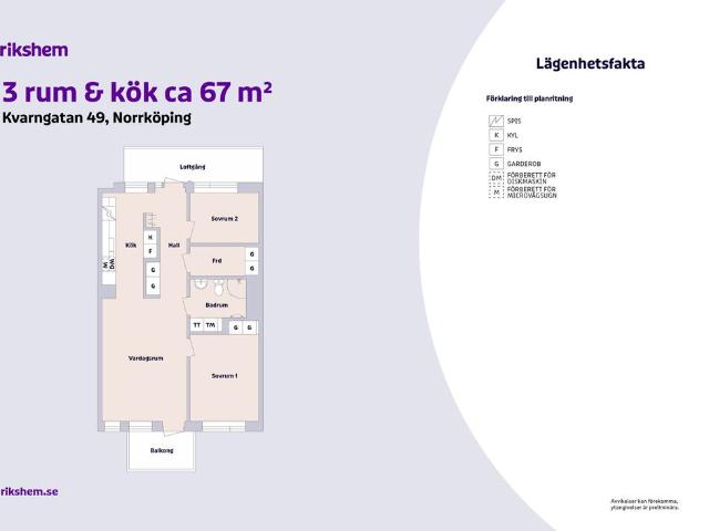 Lägenhet hyra i Norrköping, Östergötland