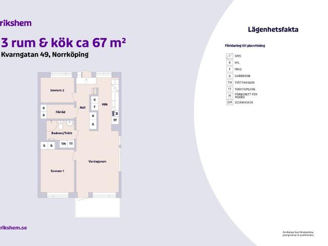 Lägenhet hyra i Norrköping, Östergötland