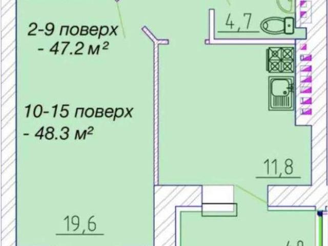 Квартира продажа в Леськах