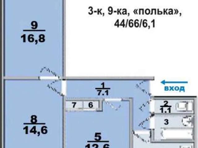 Квартира продажа в Кропивницком