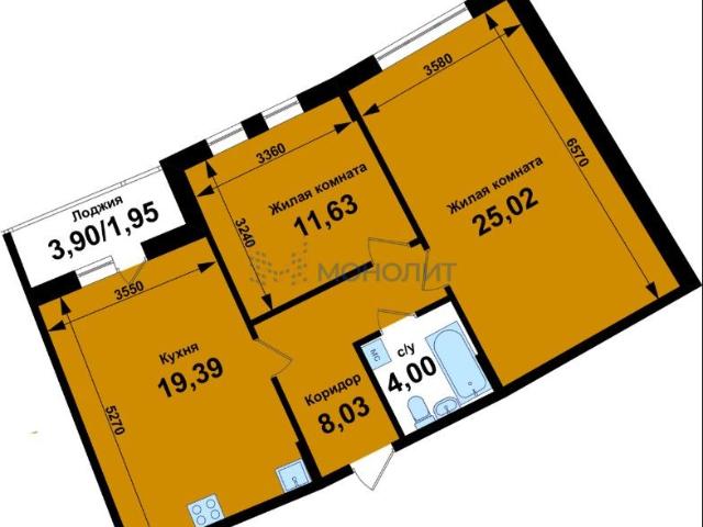 Квартира продажа в Кстово, Тыва Республика