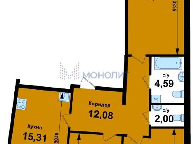 Квартира продажа в Кстово, Тыва Республика