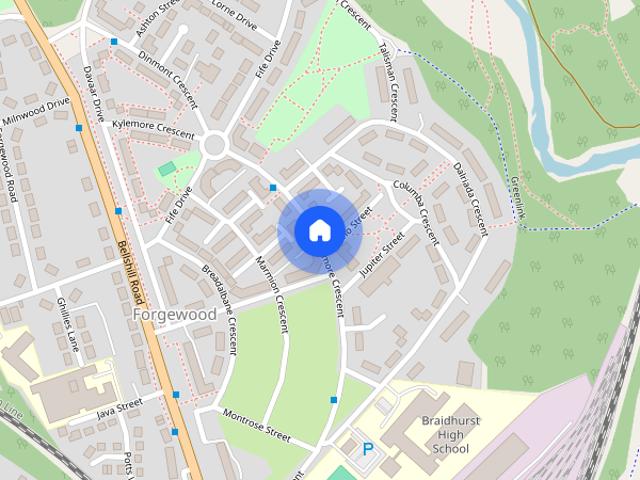 Apartment for rent in Forgewood, Motherwell