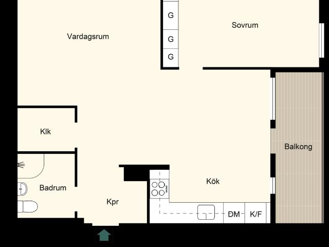 Bostadsrätt till salu i Solna, Stockholm