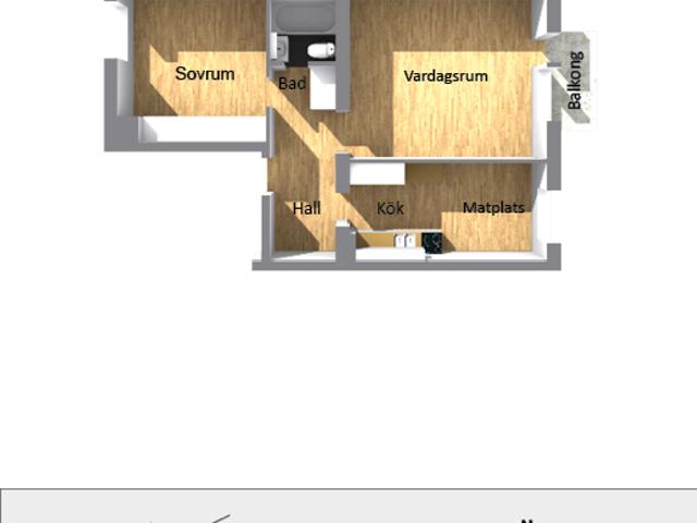 Lägenhet hyra i Filipstad, Värmland