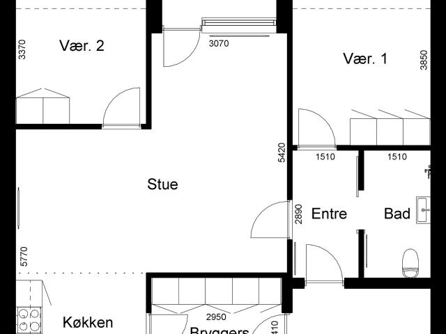 Lejlighed til leje i Løgstrup, Århus