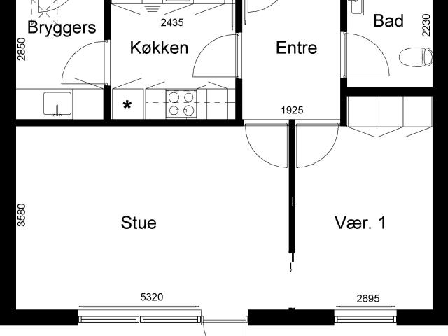 Villa til leje i Klovborg, Århus