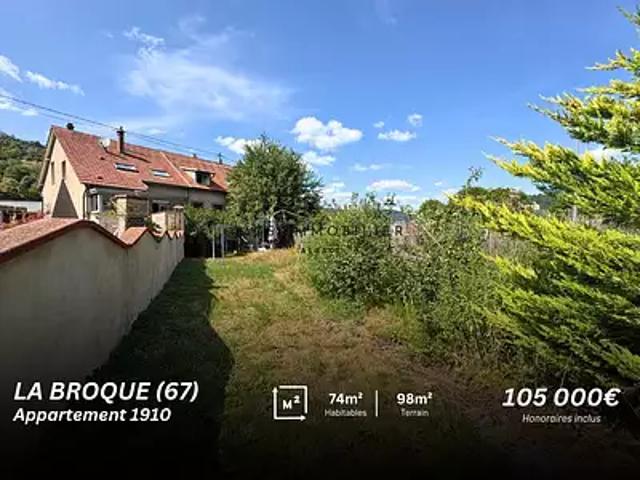 Appartement vente à La Broque, Collectivité européenne d'Alsace