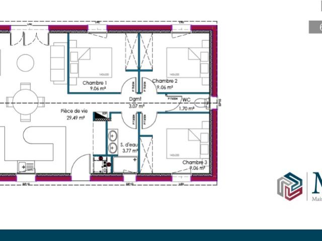 Maison vente à Saintes, La Chapelle-des-pots