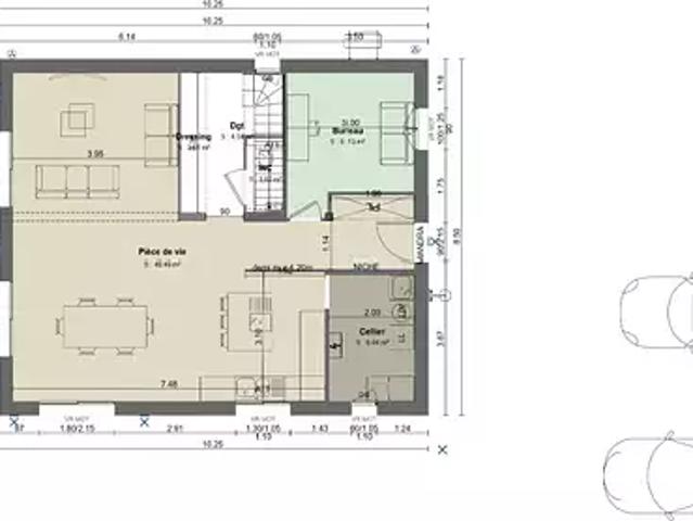 Maison vente à La Chaussée-d'Ivry, Eure-et-Loir