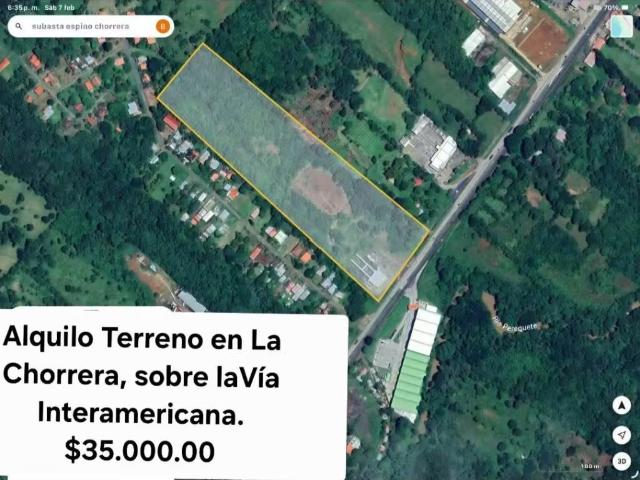 Terreno alquiler en Arosemena, La Chorrera
